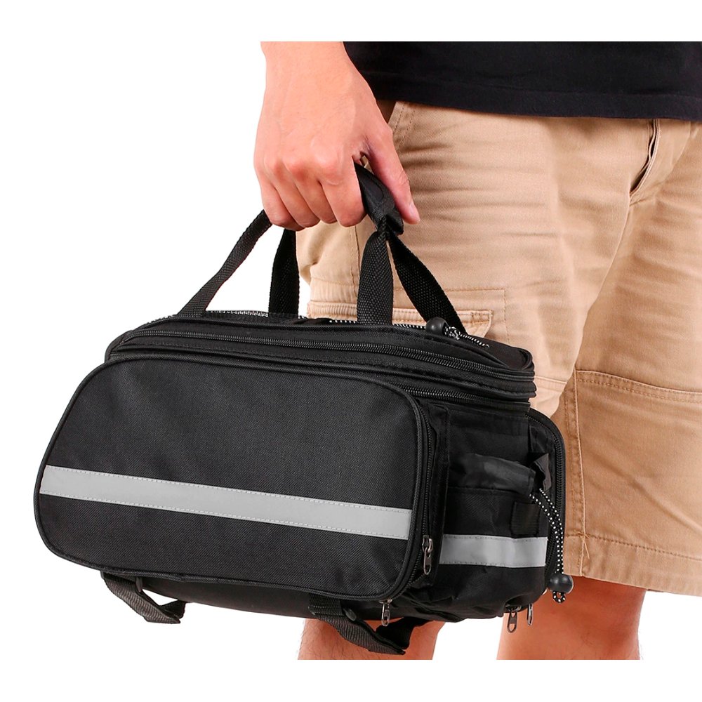 Alforge Impermeável para Bike – 18 Litros com Capa de Chuva Alforge Impermeável para Bike – 18 Litros com Capa de Chuva